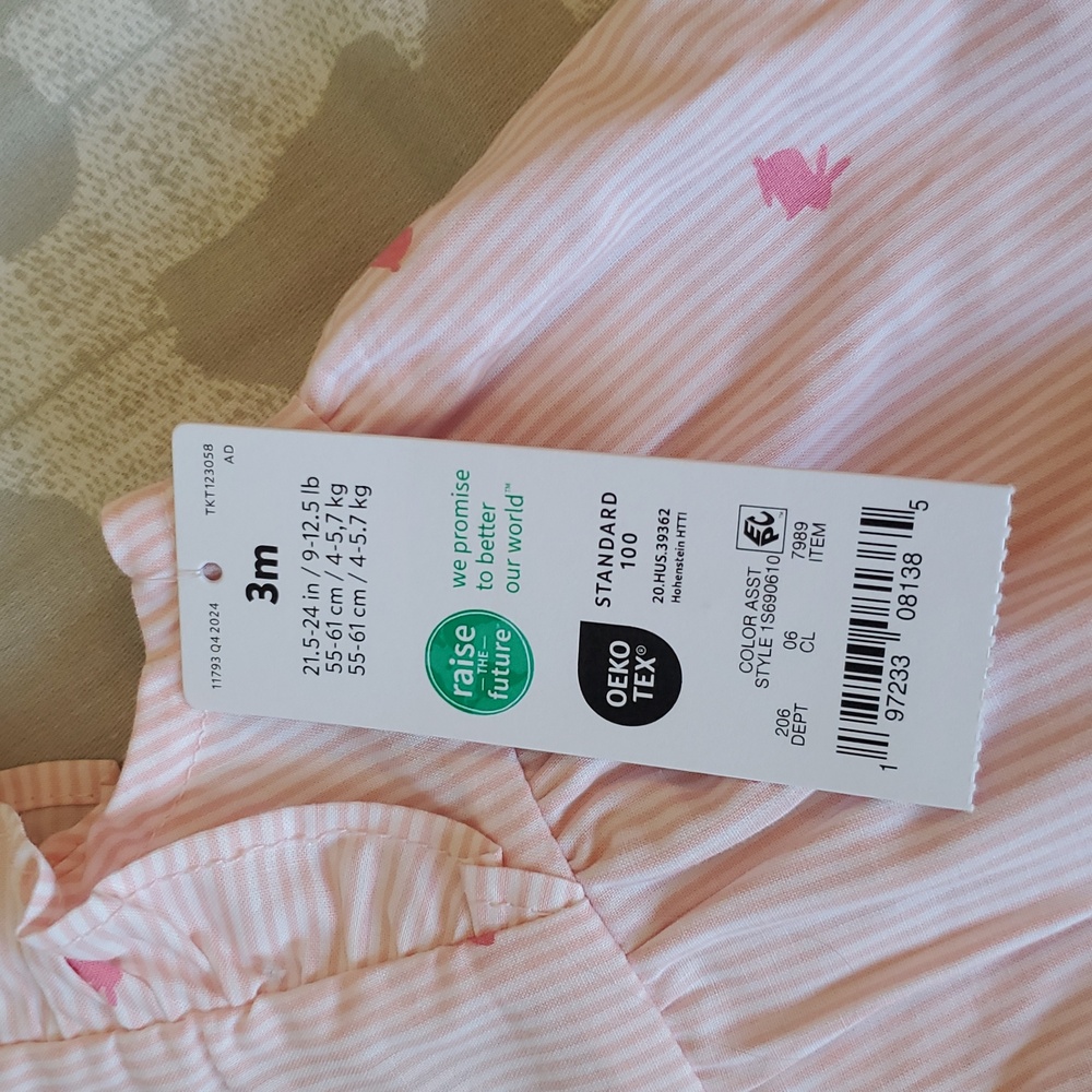 Pink Bunny Ruffled Baby Romper - Picture 2 of 7